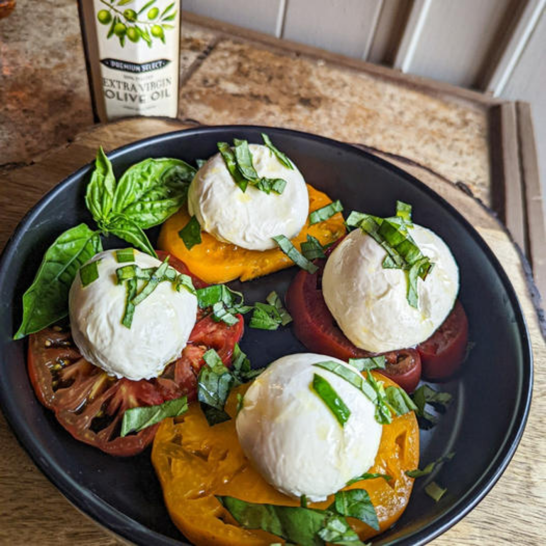 Homemade mozzarella